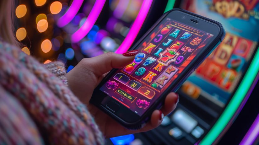 Nustabet game lobby overview showing casino and slot categories on mobile